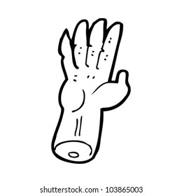 cartoon hand