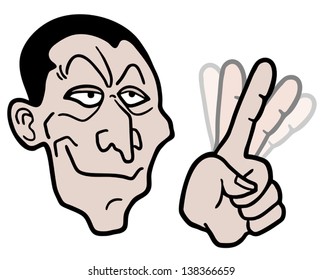 Cartoon hand