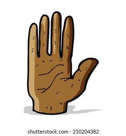 mano de caricatura