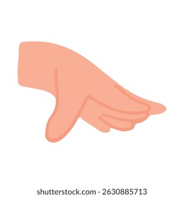 Cartoon hand abstract design illustration