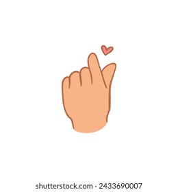 Cartoon hand. Different gesture pointing, attention, fist, thumbs up. Isolated vector illustration on white background