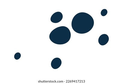 Icono plano de elemento dibujado a mano con dibujos animados. Ilustración del vector