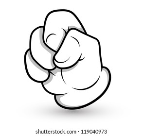 Cartoon Hand Gesture