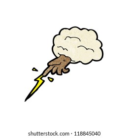 cartoon hand of god