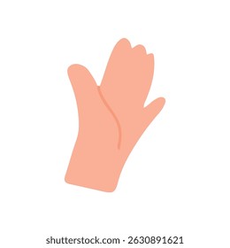 Cartoon hand. hand holding hand icon stock element