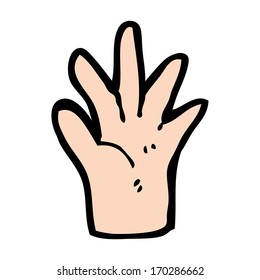 cartoon hand symbol