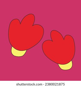 cartoon hand vector design that is suitable for use as an element of your design