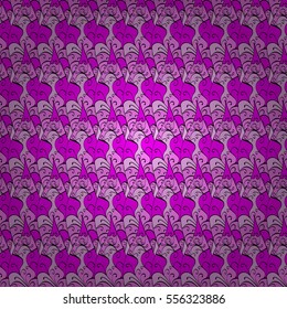 Cartoon hand-drawn doodles.Seamless pattern. Colorful detailed, with lots of objects vector background. Radial gradient shape.