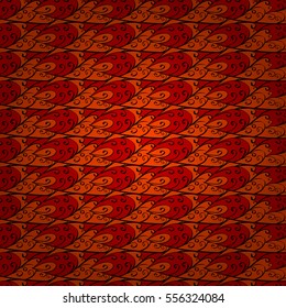 Cartoon hand-drawn doodles.Seamless pattern. Colorful detailed, with lots of objects vector background. Radial gradient shape.