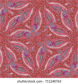 Cartoon handdrawn handmade doodles seamless pattern. Colorful detailed with lot objects backdrop. Seamless abstract hand-drawn waves pattern, wavy background. Zentangle inspired art
