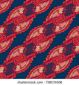 Cartoon handdrawn handmade doodles seamless pattern. Colorful detailed with lot objects backdrop. Seamless abstract hand-drawn waves pattern, wavy background. Zentangle inspired art