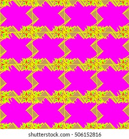 Cartoon handdrawn handmade and sewing doodles seamless pattern. Colorful detailed with lot objects vector backdrop. Seamless abstract hand-drawn waves pattern, wavy background. Zentangle inspired art