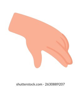 Cartoon hands abstract drawn illustration design
