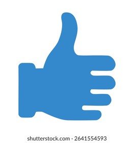 Cartoon Hands Thumbs Up Pose Simple Design Icon Digital Source 