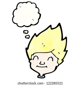 cartoon happy boy