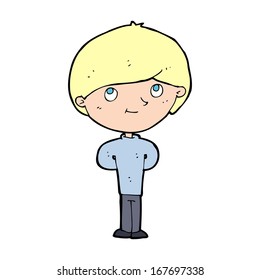 Cartoon-Happy-Junge