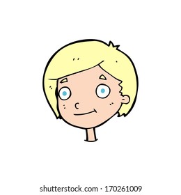 cartoon happy boy