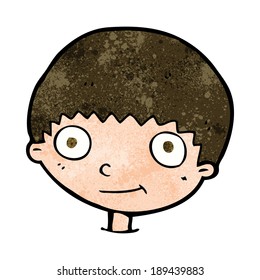 niño feliz de dibujos animados