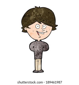 Cartoon-Happy-Junge