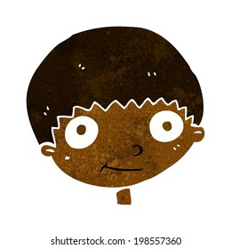 cartoon happy boy