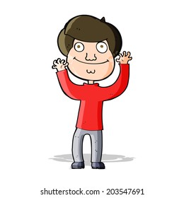 cartoon happy boy