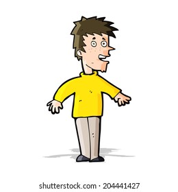 Cartoon-Happy-Junge