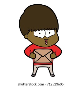 Cartoon-Happy-Junge