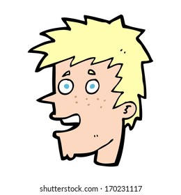Cartoon-Happy-Boy-Gesicht