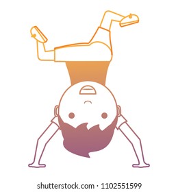 cartoon happy boy icon