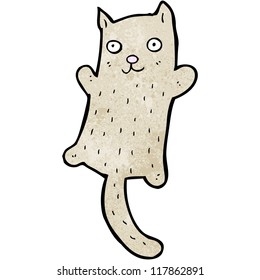 gato feliz de dibujos animados