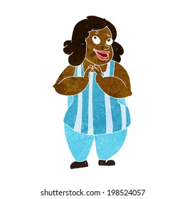 cartoon happy cook