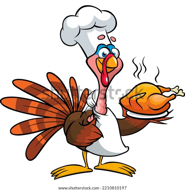 Cartoon Happy Cute Thanksgiving Turkey Bird Stock Vector (Royalty Free ...