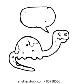 cartoon happy dinosaur