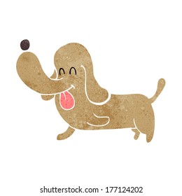 perro feliz de dibujos animados