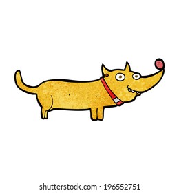 cartoon happy dog