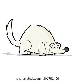 perro feliz de dibujos animados