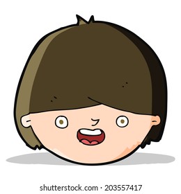 cartoon happy face