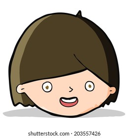 cartoon happy face