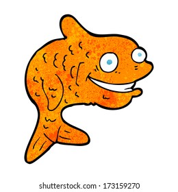 peces felices de dibujos animados