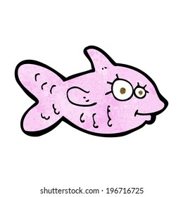peces felices de dibujos animados