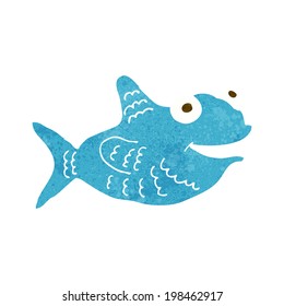 peces felices de dibujos animados