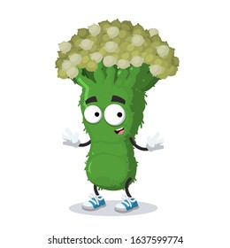 cartoon happy fungal spore mascot smiling on white background