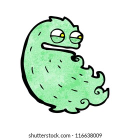 cartoon happy ghost monster