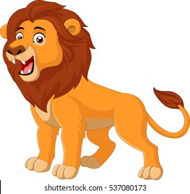 Cartoon Happy Lion