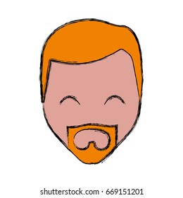 cartoon happy man