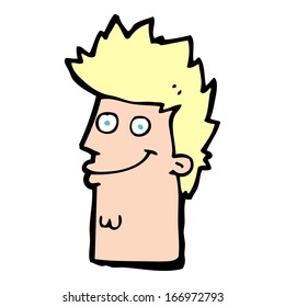Cartoon-Happy-Man-Gesicht