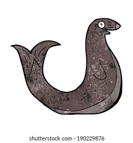 cartoon happy seal