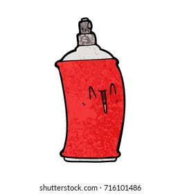 Cartoon-Gabelsprühdose