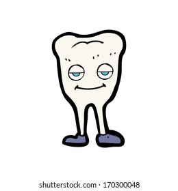 cartoon happy tooth