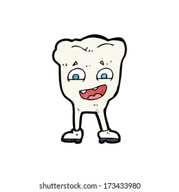 diente feliz de dibujos animados